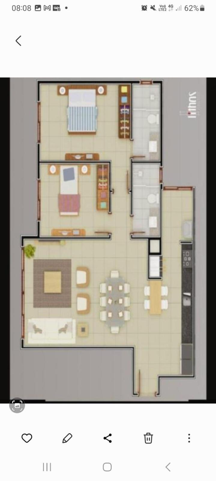 Apartamento No 20 Piso Com 90M2 E Linda Vista Torres Exteriér fotografie
